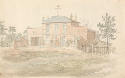 Hus med Weathercock av John Preston Neale