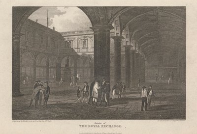 Firkanten til Royal Exchange av John Preston Neale