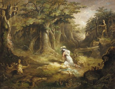Leatherstockings Rescue, 1832. av John Quidor