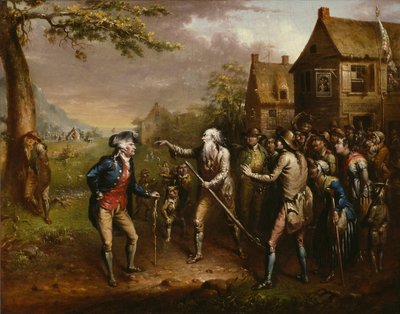 Rip Van Winkle, 1829. av John Quidor