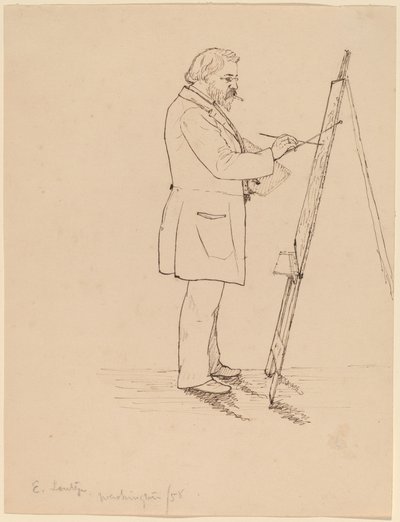 Skisser - Emanuel Leutze av John Quincy Adams Ward