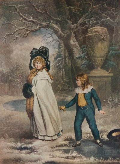 En juleferie, 1790, 1919 av John Raphael Smith