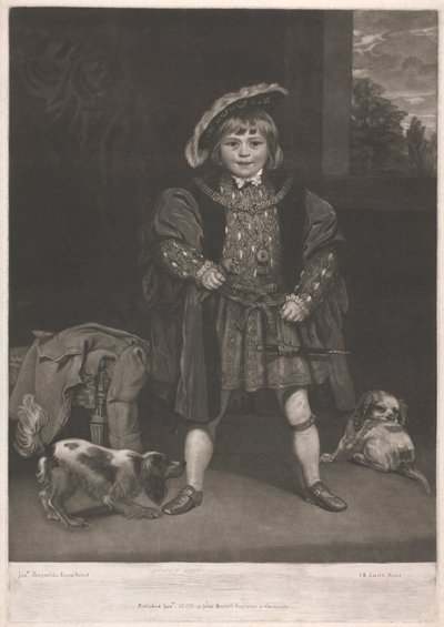 Master Crewe som 'Henry VIII' av John Raphael Smith