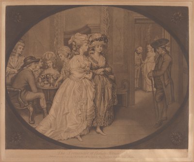 Promenaden ved Carlisle House av John Raphael Smith
