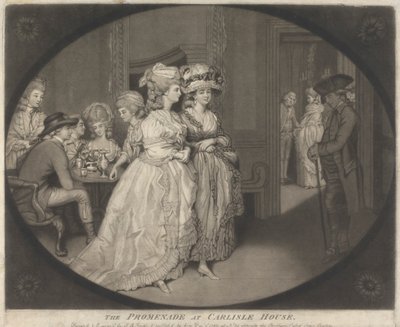Promenaden ved Carlisle House av John Raphael Smith