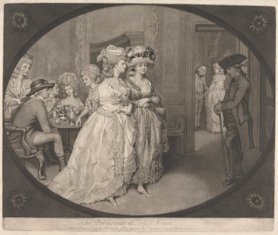 Promenaden ved Carlisle House av John Raphael Smith