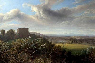 Nottingham Castle, 1832 av John Rawson Walker