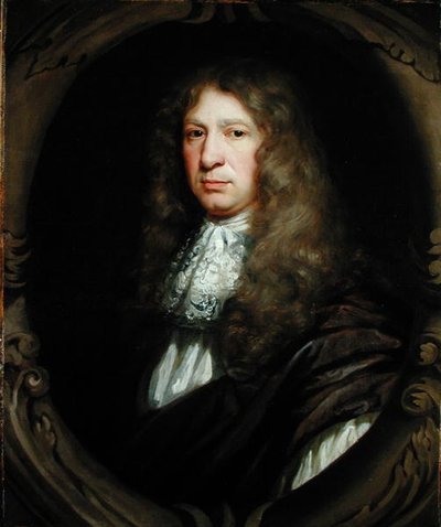 Portrett av Sir John Streynsham Master (1604-1723) (olje på lerret) av John Riley