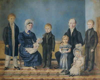 Portrett av en familie av John Ritto Penniman