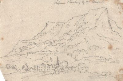 Mellom Chamberg og Mt. Meliant av John Robert Cozens