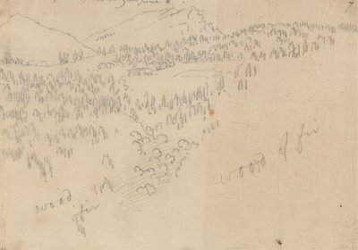 Mellom Innsbruck og Schönberg av John Robert Cozens