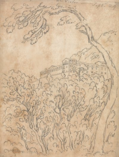 Kloster i Vietri av John Robert Cozens