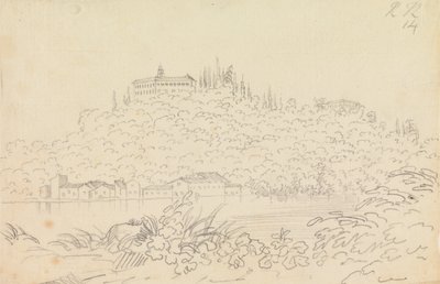 Klosteret Monte Olivetto nær Firenze av John Robert Cozens