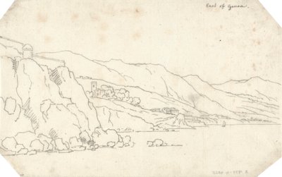 Øst for Genova av John Robert Cozens