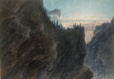 Inngang til dalen til Grande Chartreuse i Dauphine, c1770-1790 av John Robert Cozens