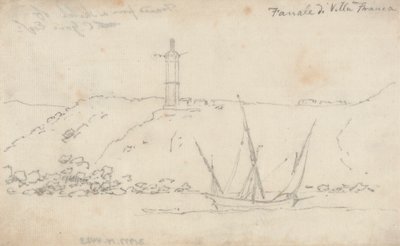 Lykt av Villa Franca av John Robert Cozens