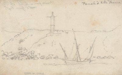 Villa Franca fyrtårn av John Robert Cozens