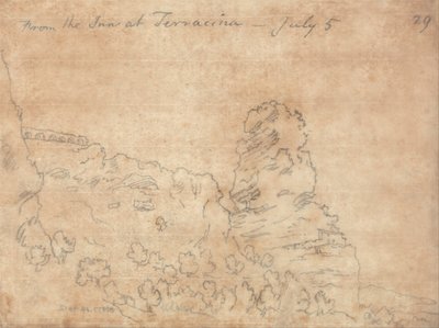 Fra vertshuset i Terracina av John Robert Cozens