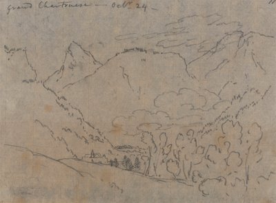 Grand Chartreuse, 24. oktober av John Robert Cozens