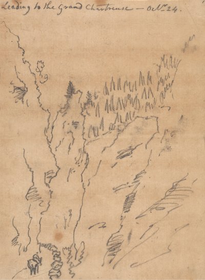 Fører til Grand Chartreuse, 24. oktober av John Robert Cozens
