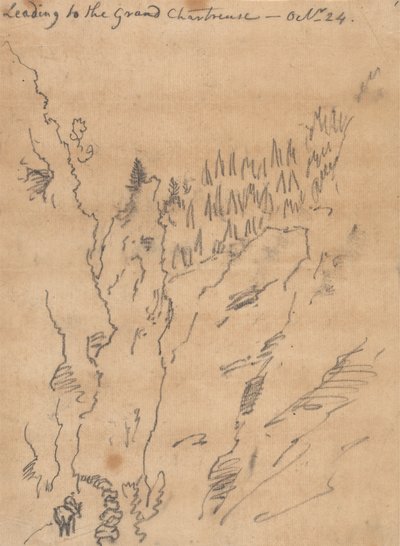 Fører til Grand Chartreuse, 24. oktober av John Robert Cozens