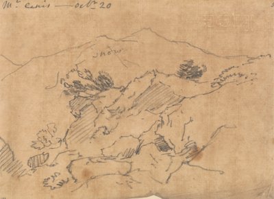 Mont Cenis, 20. oktober av John Robert Cozens
