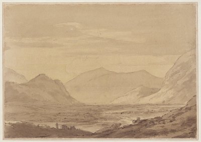 Nær Chiavenna (penn og blekk, akvarell på papir) av John Robert Cozens