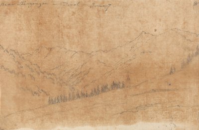 Nær Sherzing, Tyrol, 7. juni av John Robert Cozens