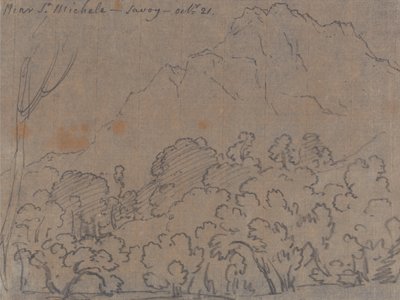 Nær St. Michele, Savoy, 21. oktober av John Robert Cozens