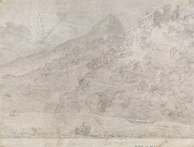 På kysten av Salerno av John Robert Cozens