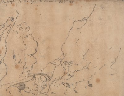 Passasje til Grand Chartreuse av John Robert Cozens