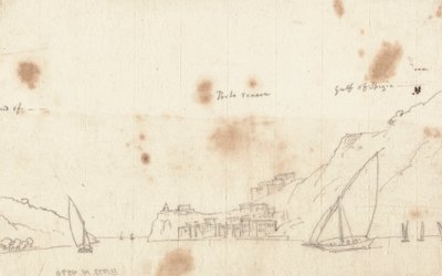 Portovenere av John Robert Cozens