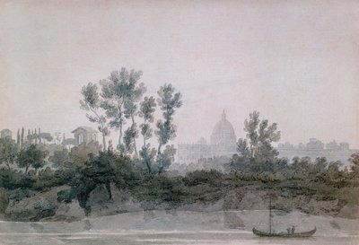 Roma (wc på papir) av John Robert Cozens