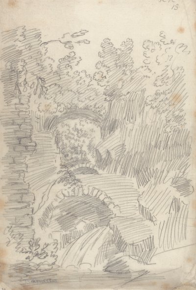 Terrano-broen, Civita Castellana av John Robert Cozens
