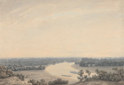 Themsen fra Richmond Hill ser sørvestlig ut av John Robert Cozens
