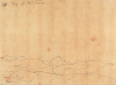 Toppen av Cenis-fjellet av John Robert Cozens