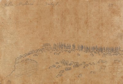 Villa Mellini, 1. juli av John Robert Cozens