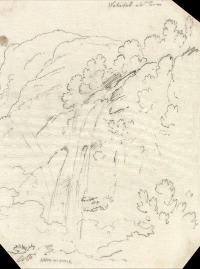 Fossen ved Terni av John Robert Cozens