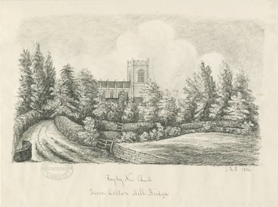 Rugeley kirke av John Robert Fernyhough