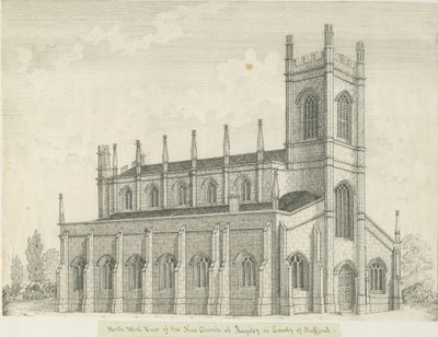 Rugeley kirke av John Robert Fernyhough