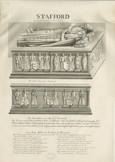 Stafford - Aston Monument i St. Mary