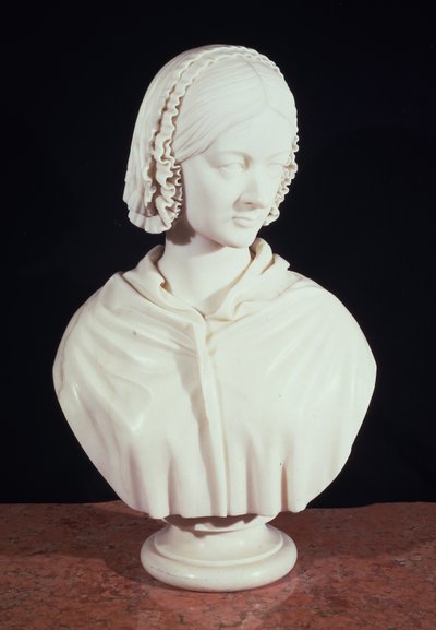 Byste av Florence Nightingale (1820-1910) av John Robert Steell
