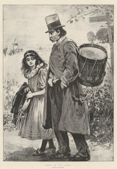 Ned på lykken av John Robertson Reid