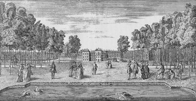 Kensington Palace i Georgian Times, c1750 1911 av John Rocque