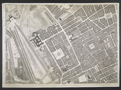 Plan over London, Piccadilly, St. James