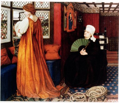 Juliet og sykepleieren hennes av John Roddam Spencer Stanhope