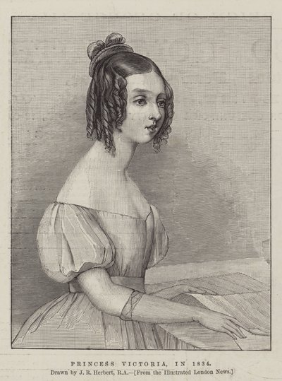 Prinsesse Victoria, i 1834 av John Rogers Herbert