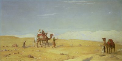 Moses-dalen, i Sinai-ørkenen, 1866 av John Rogers Herbert