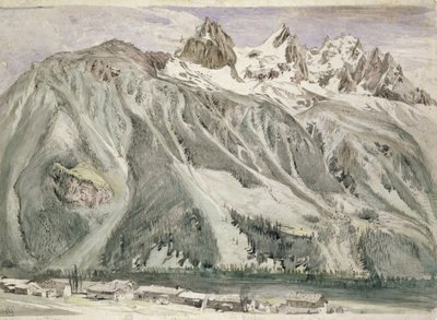 Aiguilles av Chamonix, 1849 av John Ruskin
