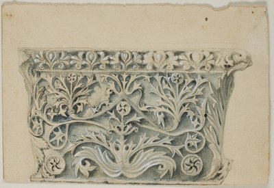 Bysantinsk kolonnehovedstad av John Ruskin